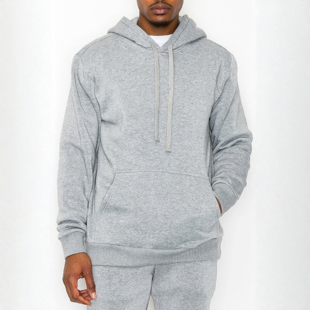 GREY Fleece Pullover
