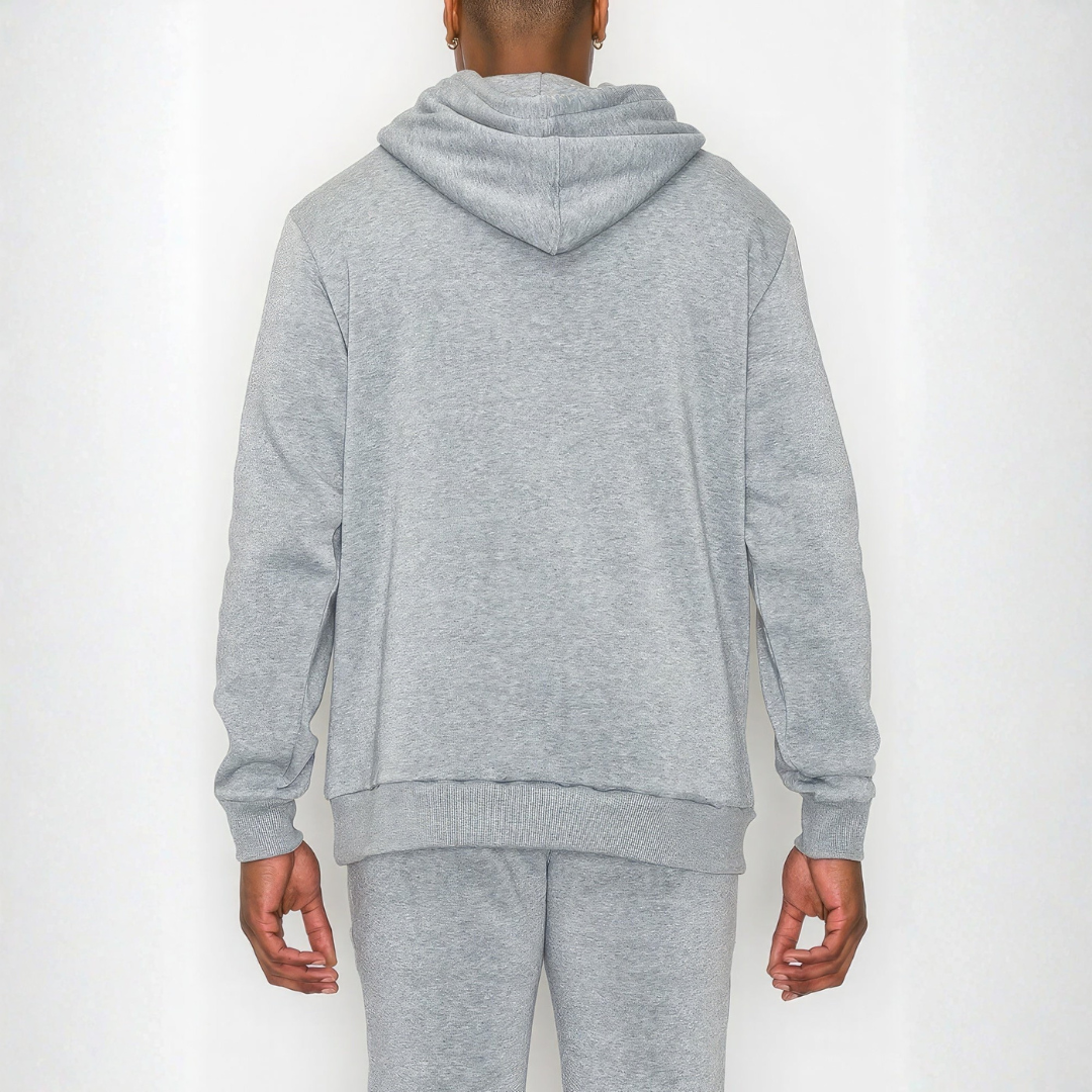 GREY Fleece Pullover