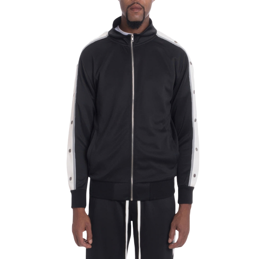 Snap Button Track Jacket