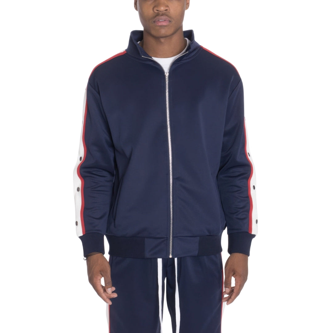 Snap Button Track Jacket
