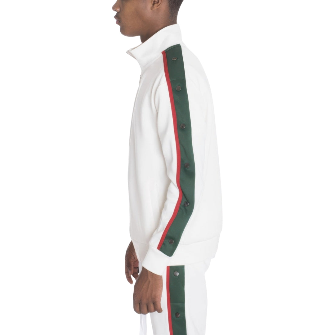 Snap Button Track Jacket