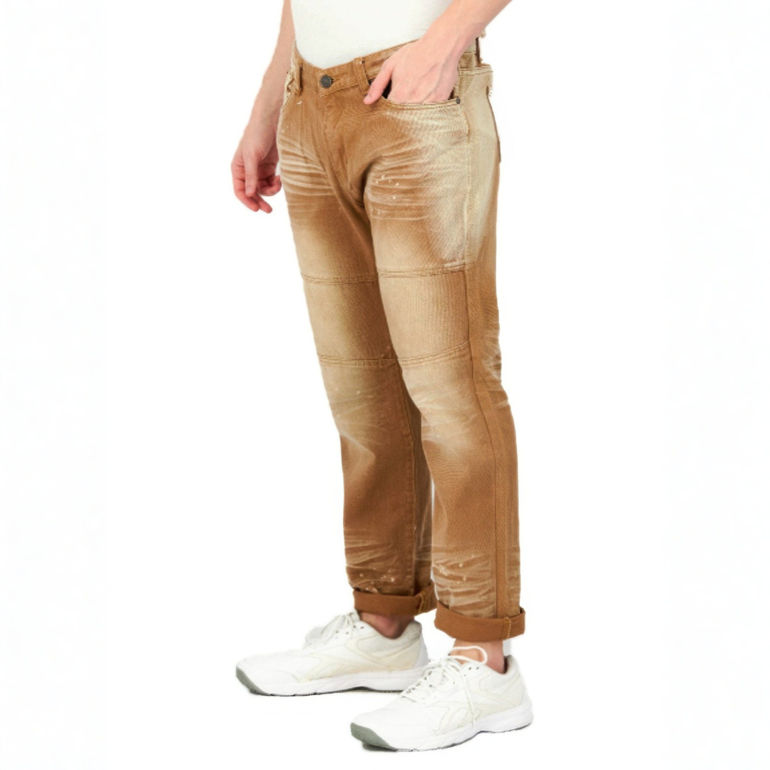 Seven Souls Men Regular Fit Non-stretchable Denim